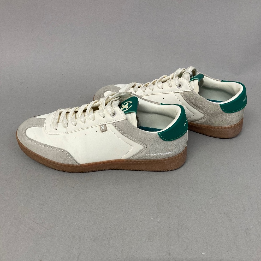 Xti  women’s sneakers white/grey/green Size 39/8.5 US